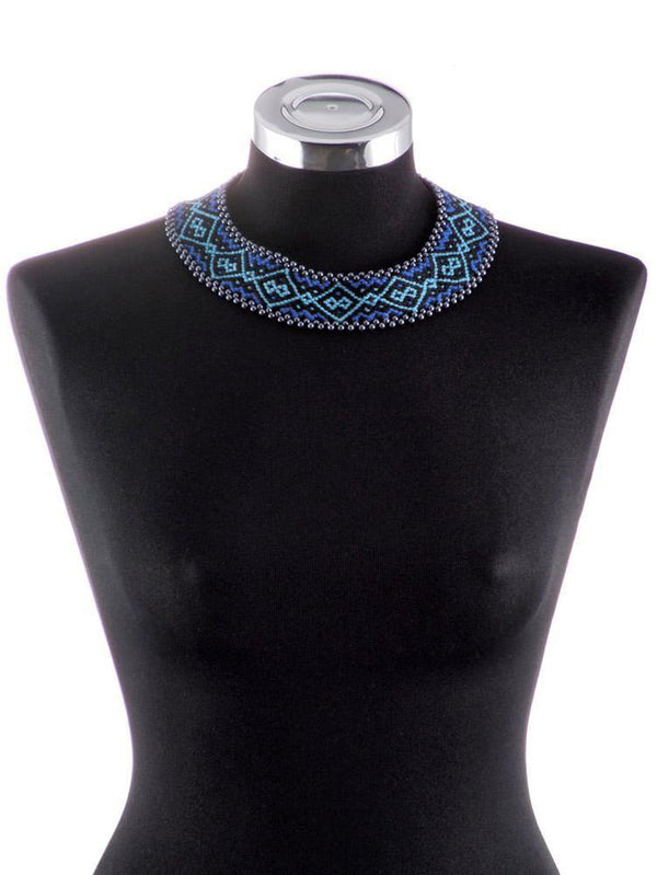 Colier lucrat manual  Liza Panait Liza Panait Online Boutique